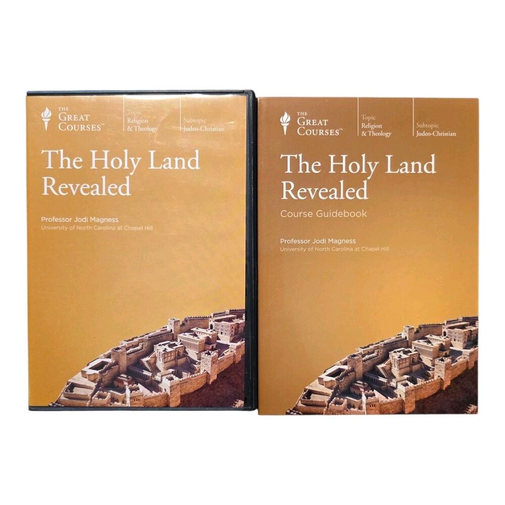 Great Courses: Holy Land Revealed by Jodi Magness 6 DVDs + Guidebook